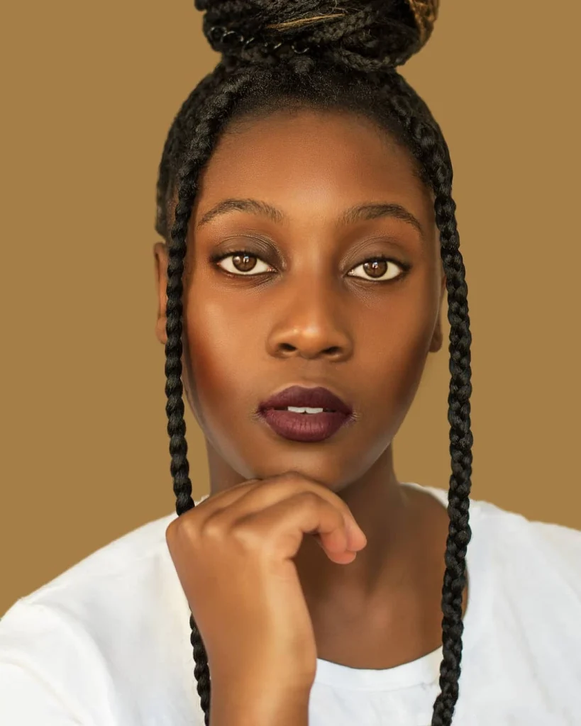 Portrait- Dark skinned Lady 360 Video Booth Lara